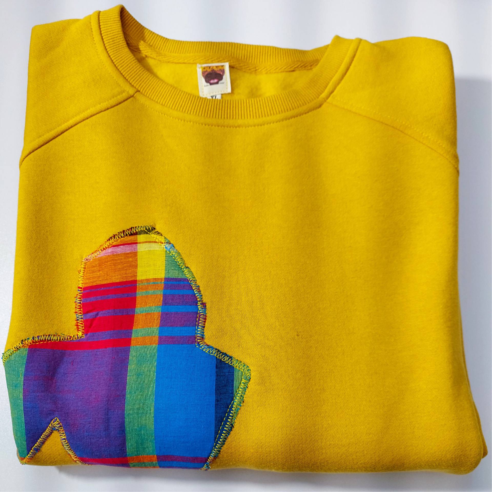 Besticktes Senf Sweatshirt, Damen Sweatshirt/ Oversized Frühling Winter Lounge Kleid, Langes Sweatshirt Besticktes Senf Sweatshirt, Damen Sweatshirt/ Oversized Frühling Winter Lounge Kleid, Langes Sweatshirt von FABRICCHILD