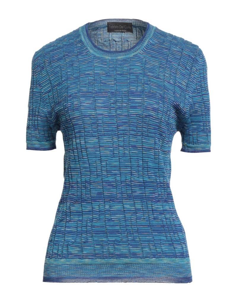 FABRIZIO DEL CARLO Pullover Damen Blau von FABRIZIO DEL CARLO