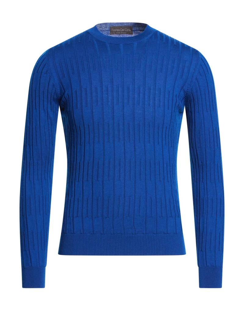 FABRIZIO DEL CARLO Pullover Herren Blau von FABRIZIO DEL CARLO