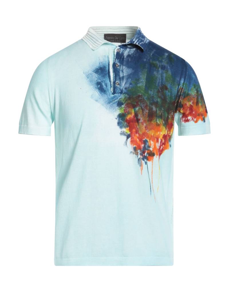 FABRIZIO DEL CARLO Pullover Herren Himmelblau von FABRIZIO DEL CARLO