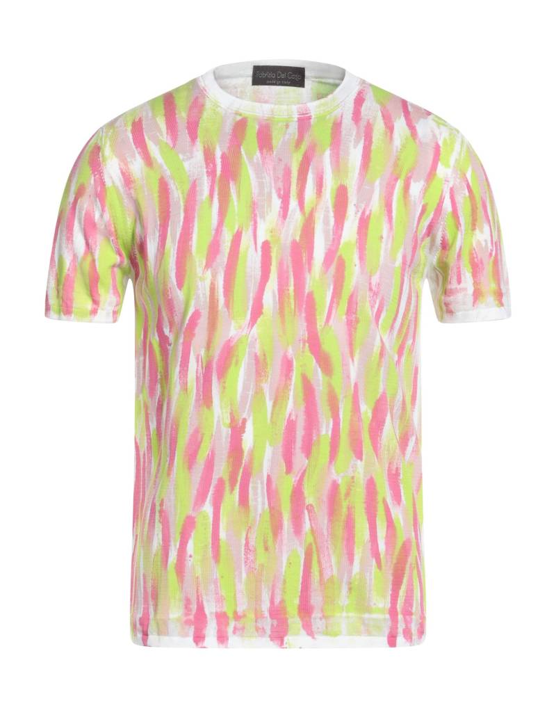 FABRIZIO DEL CARLO Pullover Herren Limettengrün von FABRIZIO DEL CARLO