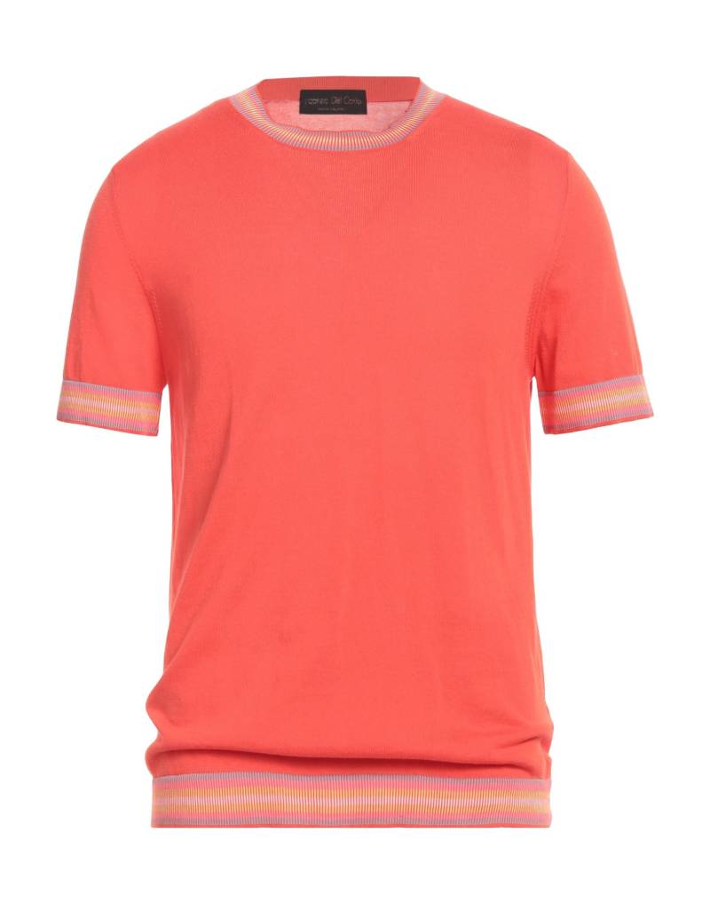 FABRIZIO DEL CARLO Pullover Herren Orange von FABRIZIO DEL CARLO