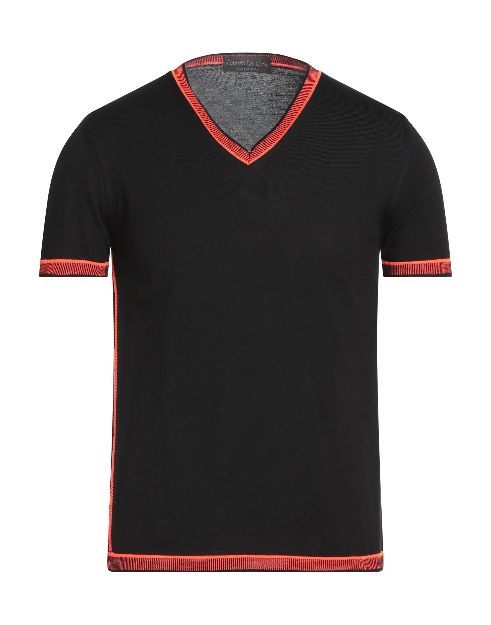 FABRIZIO DEL CARLO Pullover Herren Schwarz von FABRIZIO DEL CARLO