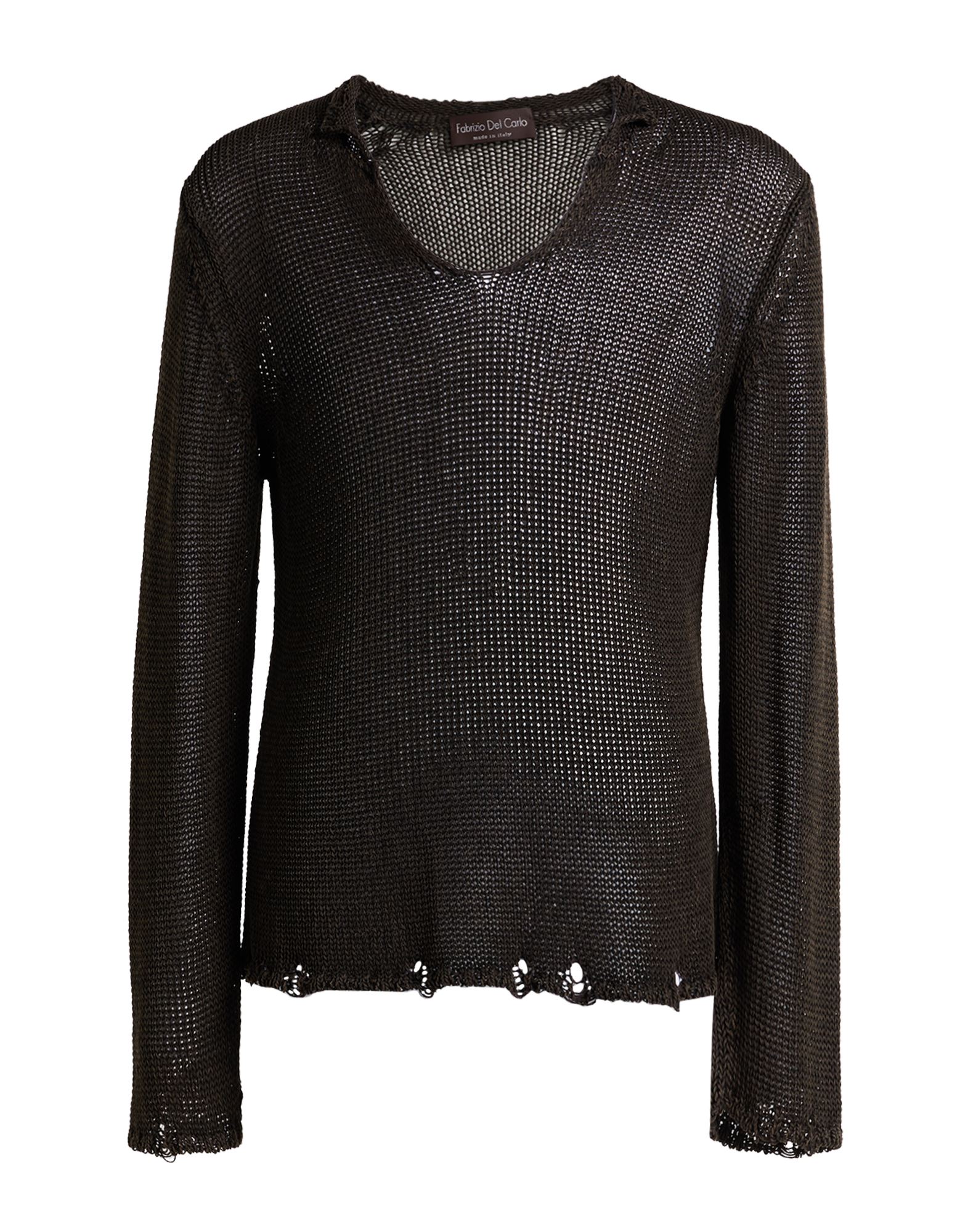 FABRIZIO DEL CARLO Pullover Herren Schwarz von FABRIZIO DEL CARLO