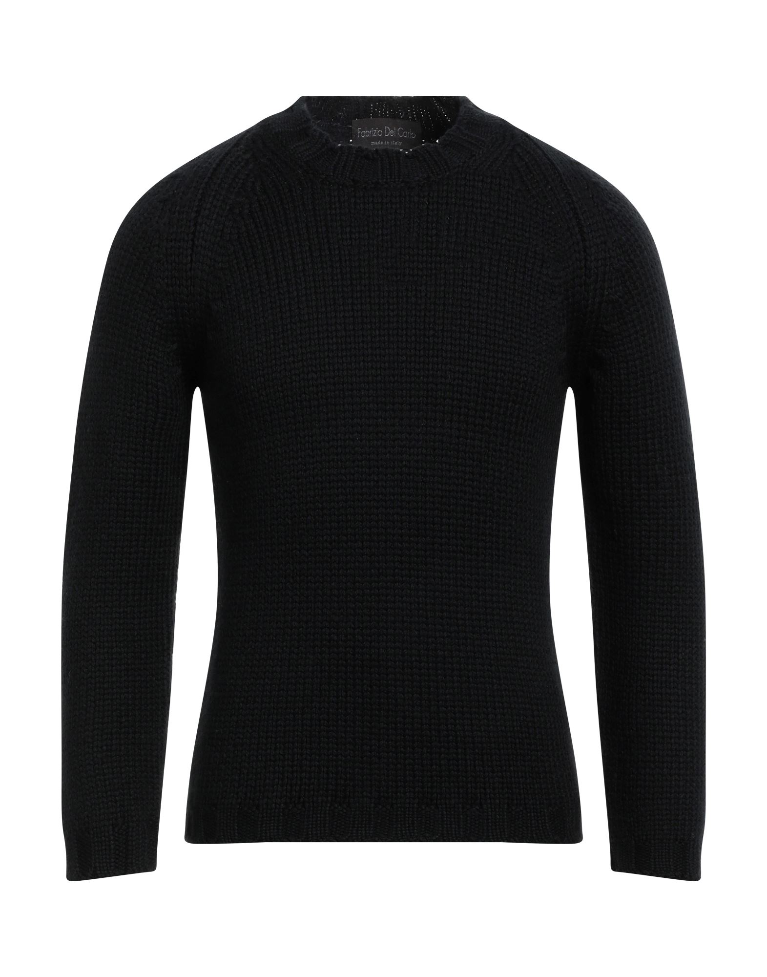 FABRIZIO DEL CARLO Pullover Herren Schwarz von FABRIZIO DEL CARLO