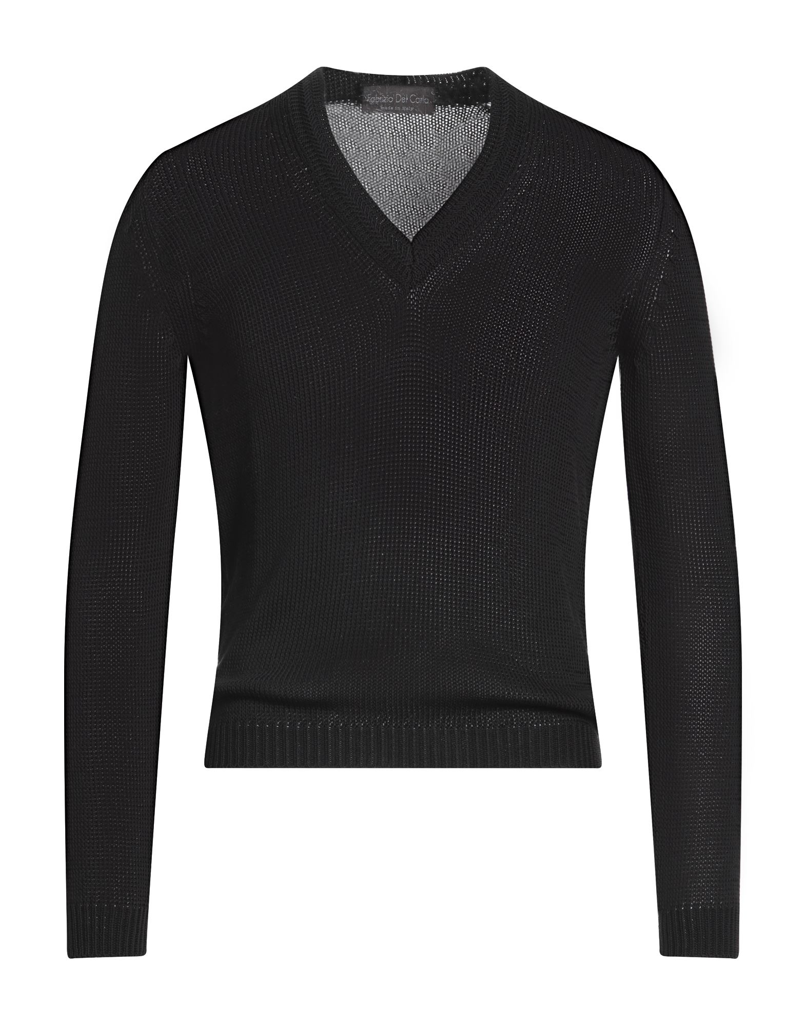 FABRIZIO DEL CARLO Pullover Herren Schwarz von FABRIZIO DEL CARLO