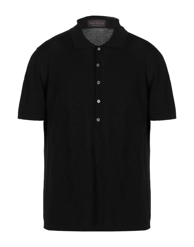 FABRIZIO DEL CARLO Pullover Herren Schwarz von FABRIZIO DEL CARLO