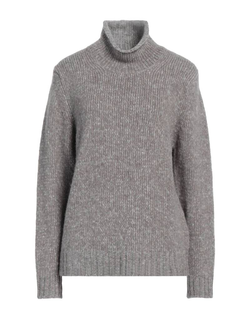 FABRIZIO DEL CARLO Rollkragenpullover Damen Hellgrau von FABRIZIO DEL CARLO