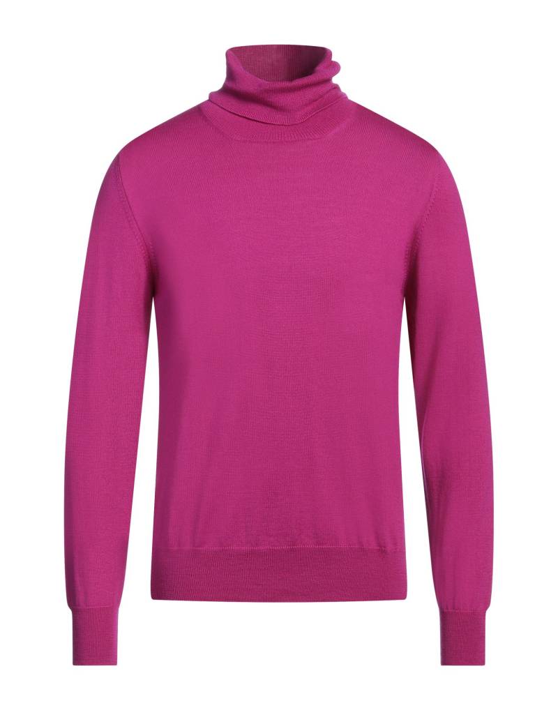 FABRIZIO DEL CARLO Rollkragenpullover Herren Fuchsia von FABRIZIO DEL CARLO