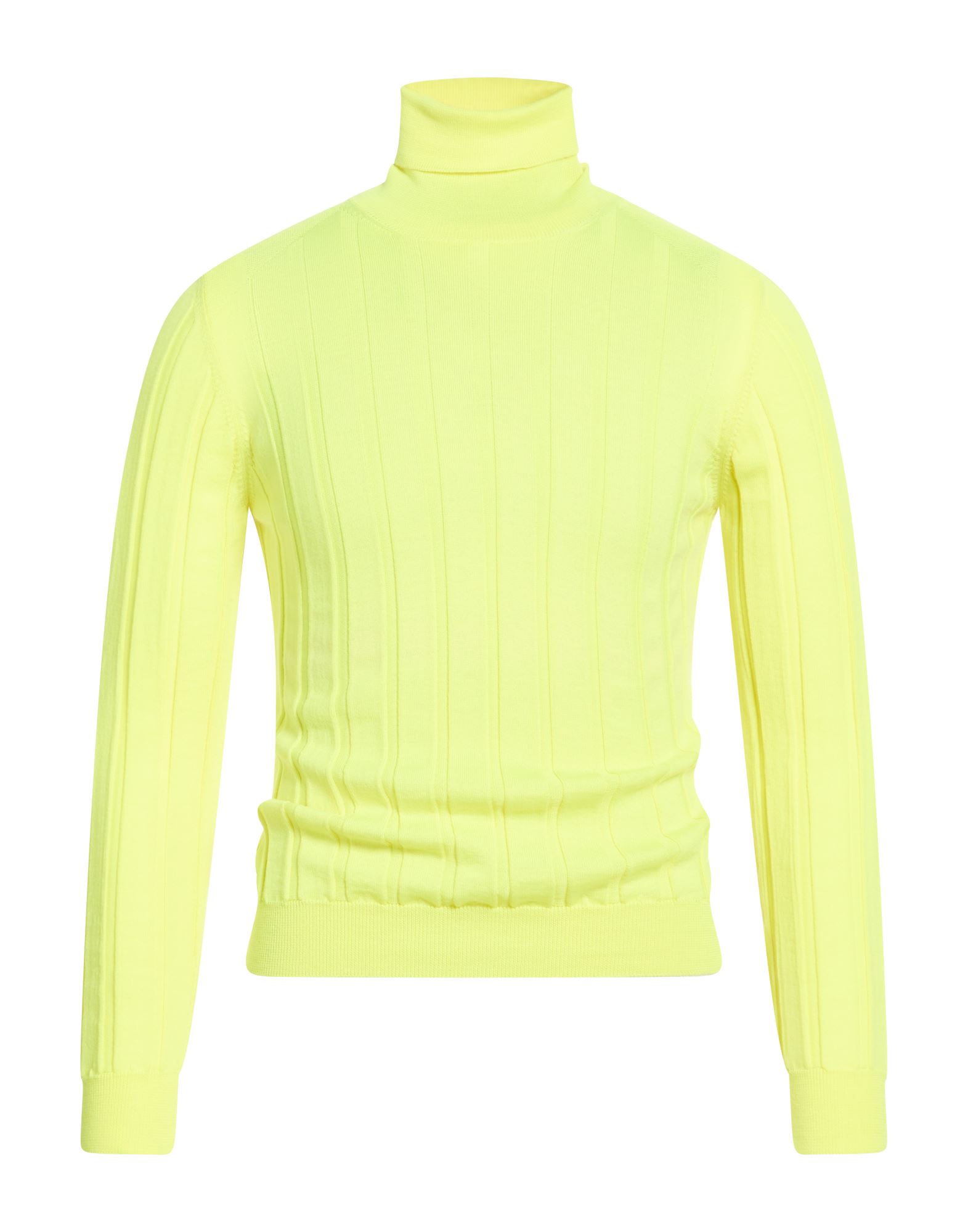 FABRIZIO DEL CARLO Rollkragenpullover Herren Gelb von FABRIZIO DEL CARLO