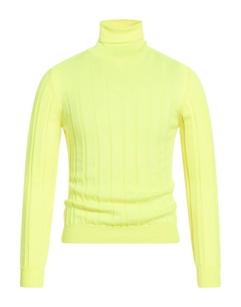 FABRIZIO DEL CARLO Rollkragenpullover Herren Gelb von FABRIZIO DEL CARLO