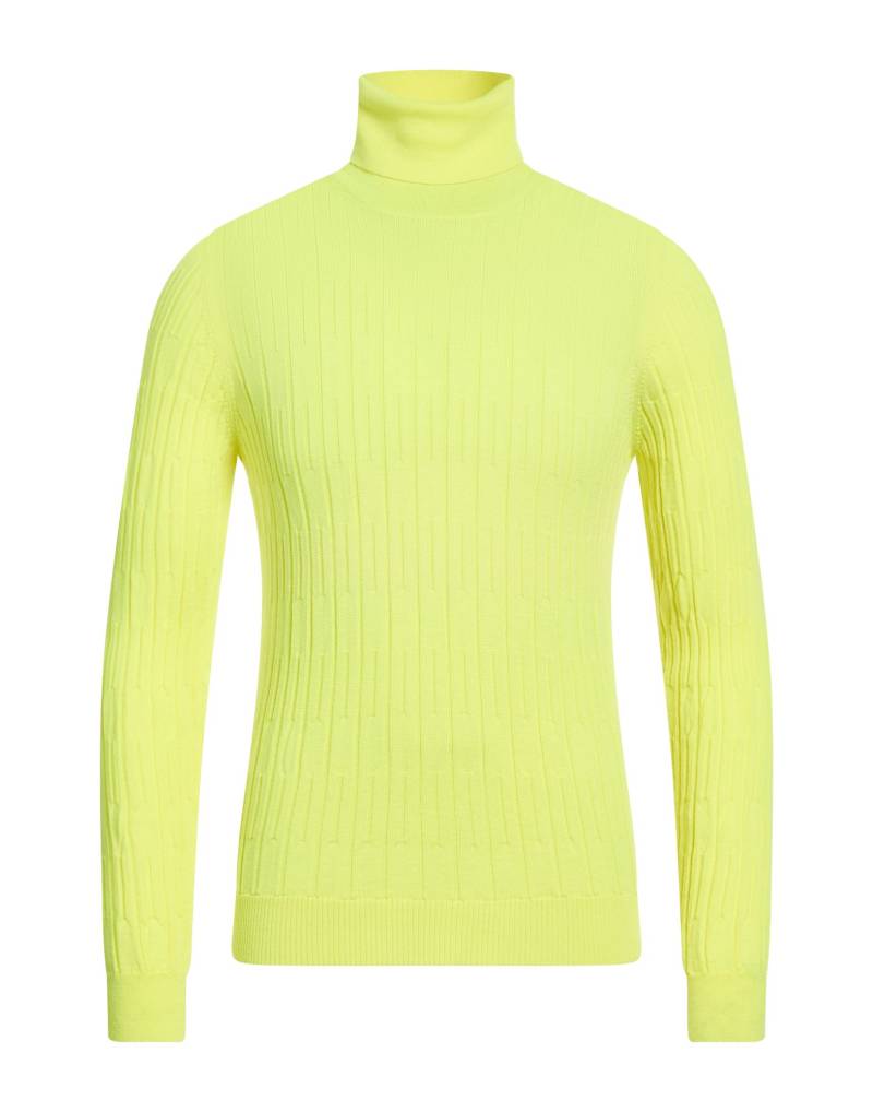 FABRIZIO DEL CARLO Rollkragenpullover Herren Gelb von FABRIZIO DEL CARLO