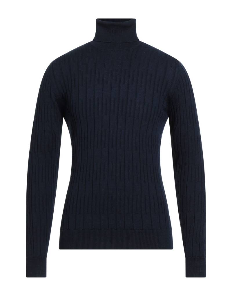 FABRIZIO DEL CARLO Rollkragenpullover Herren Nachtblau von FABRIZIO DEL CARLO