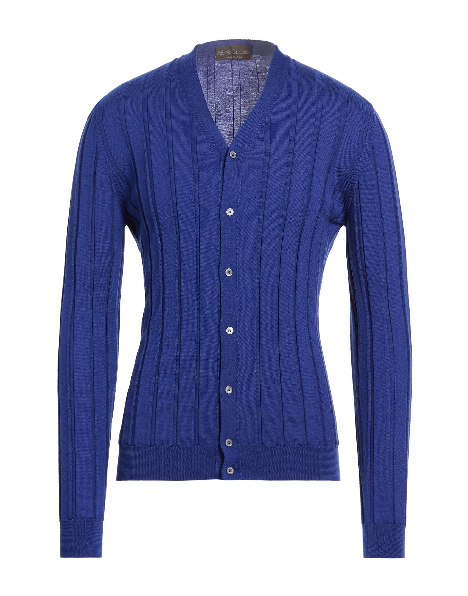 FABRIZIO DEL CARLO Strickjacke Herren Blau von FABRIZIO DEL CARLO