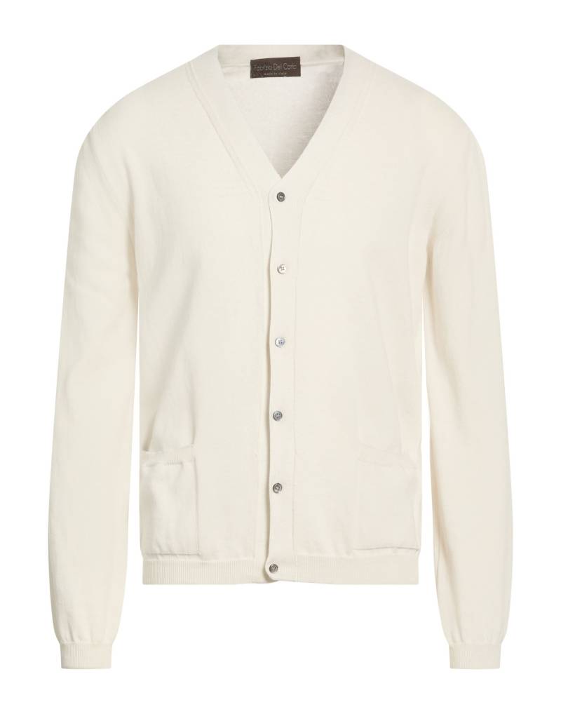 FABRIZIO DEL CARLO Strickjacke Herren Off white von FABRIZIO DEL CARLO