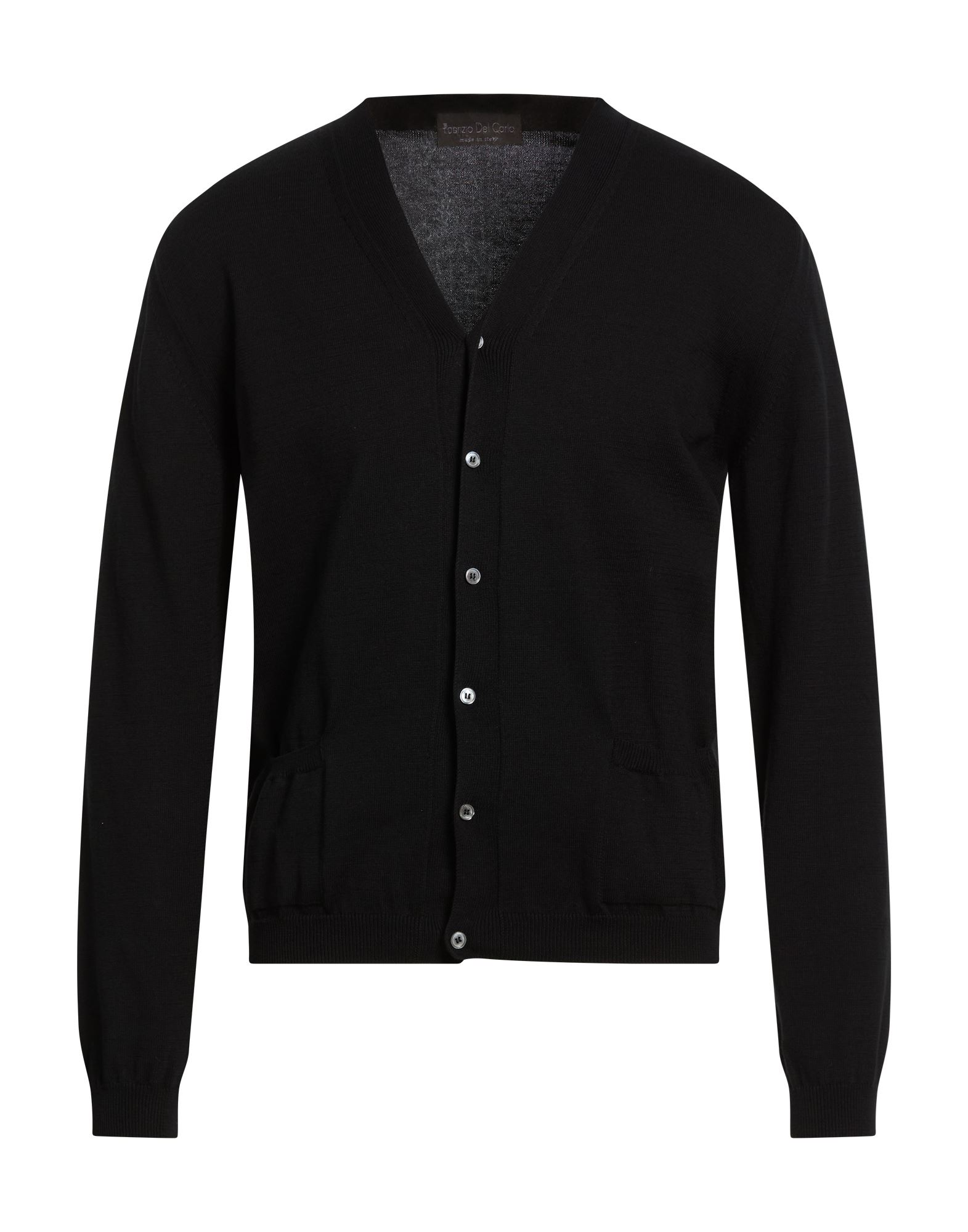 FABRIZIO DEL CARLO Strickjacke Herren Schwarz von FABRIZIO DEL CARLO