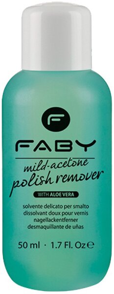 Faby Mild Acetone Polish Remover Aloe Vera 50 ml von FABY