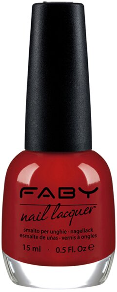 Faby Nagellack Classic Collection The Power Of Red 15 ml von FABY