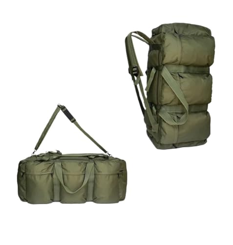 FACDEM 100 l große Gepäcktasche für Herren, Outdoor, Reisen, Schultern, Wandern, Trekking, Touristen, taktische Handgepäcktaschen, Trekking, grün, Einheitsgröße von FACDEM