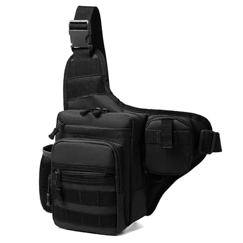 FACDEM Camping Klettern Tasche Brusttasche für Herren Radfahren Wandern Reisen Outdoor Sport Taktische Crossbody Molle Angeln Taille Bauchtasche, Schwarz , Einheitsgröße FACDEM Camping Klettern Tasche Brusttasche für Herren Radfahren Wandern Reisen Outdoor Sport Taktische Crossbody Molle Angeln Taille Bauchtasche, Schwarz , Einheitsgröße von FACDEM