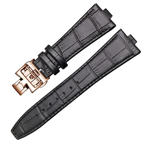 FACDEM Echtes Lederarmband ist geeignet für Vacheron Constantin Overseas Serie 4500V 5500V P47040 Edelstahlschnalle, 25mm-8mm, Achat von FACDEM