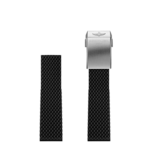 FACDEM Gummi-Uhrenarmband mit Schnalle für Breitling-Armbänder, 22 mm, 24 mm, für Avengers Navigtimer World, wasserdicht, weiches Uhrenarmband, 24 mm, Achat von FACDEM