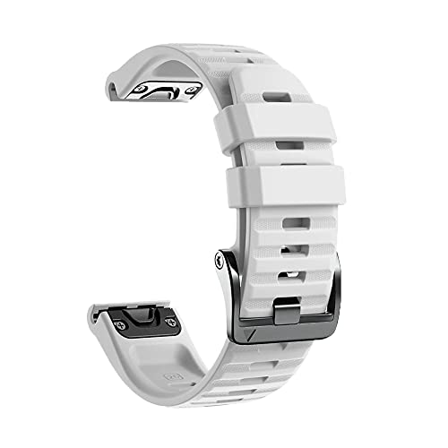 FACDEM Silikon-Armband für Garmin Fenix 7, 7X, 5, 5S, 5X, Plus, 6X, 6 Pro, 3HR, 935, Schnellverschluss, 22 mm, 26 mm, Zubehör, 26mm Fenix 6X 6XPro, Achat von FACDEM