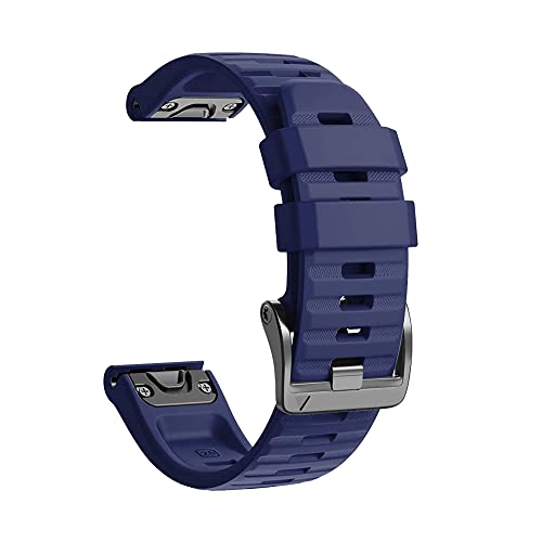 FACDEM Silikon-Armband für Garmin Fenix 7, 7X, 5, 5S, 5X, Plus, 6X, 6 Pro, 3HR, 935, Schnellverschluss, 22 mm, 26 mm, Zubehör, 26mm Fenix 6X 6XPro, Achat von FACDEM