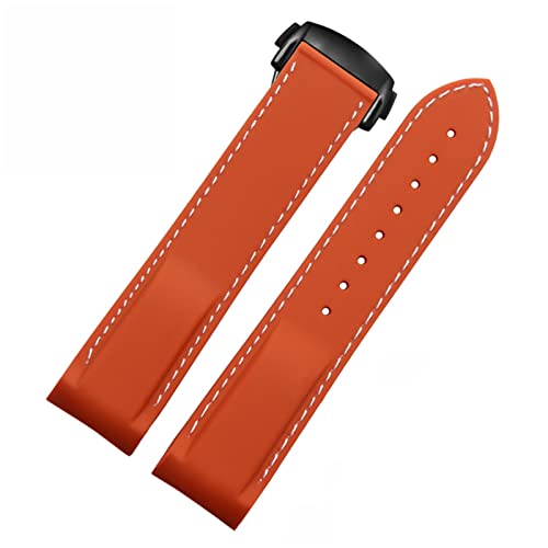 FACDEM Silikon-Uhrenarmband für Omega Seamaster 007 Handgelenk, wasserdicht, mit Faltschließe, 20 mm / 22 mm, 20 mm, Achat FACDEM Silikon-Uhrenarmband für Omega Seamaster 007 Handgelenk, wasserdicht, mit Faltschließe, 20 mm / 22 mm, 20 mm, Achat von FACDEM