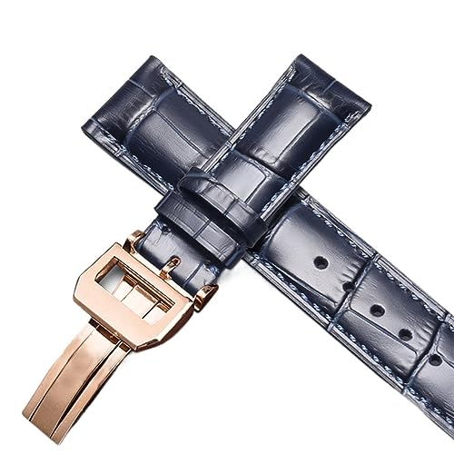 FACDEM Uhrenarmband für IWC Pilotuhren Portofino Portugieser Herrenarmband, Uhrenzubehör, echtes Leder, Uhrenarmband, Armbandkette, 21 mm, Achat von FACDEM