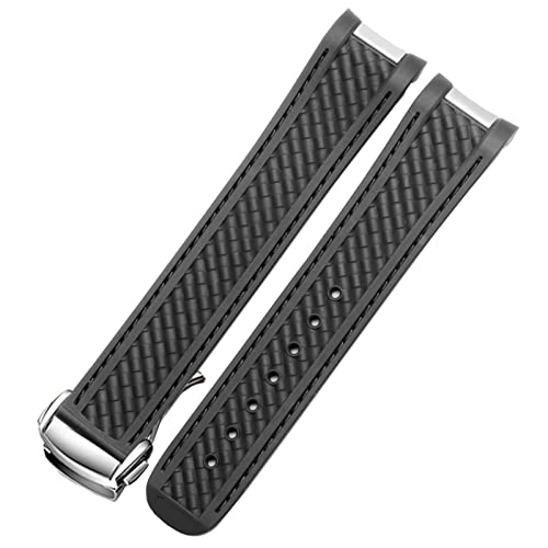 FACDEM Uhrenarmband für Omega Seamaster 300 AT150 Aqua Terra Ultra Light 8900 Serie, 20 mm Silikagel, 20 mm, Achat von FACDEM