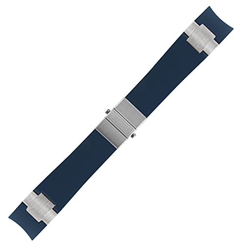 FACDEM Wasserdichtes Uhrenarmband für Ulysse Nardin, Silikon-Gummi-Uhrenarmband, Sport-Armband, Ersatzzubehör, Teile, 22 mm, Achat von FACDEM