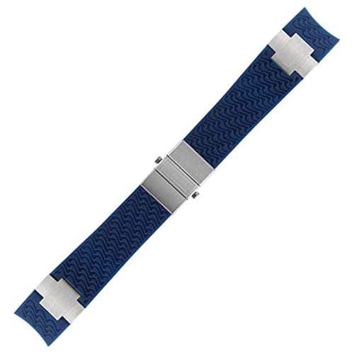 FACDEM Wasserdichtes Uhrenarmband für Ulysse Nardin, Silikon-Gummi-Uhrenarmband, Sport-Armband, Ersatzzubehör, Teile, 22 mm, Achat von FACDEM