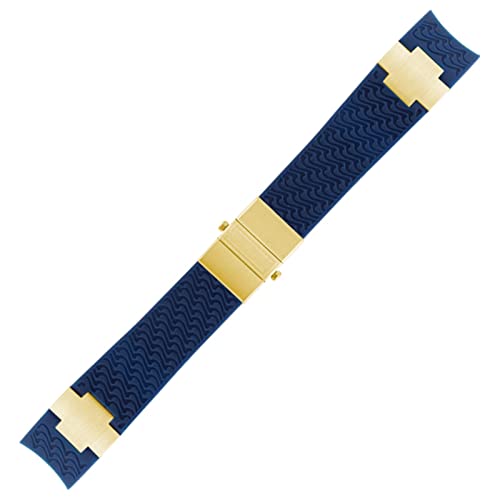 FACDEM Wasserdichtes Uhrenarmband für Ulysse Nardin, Silikon-Gummi-Uhrenarmband, Sport-Armband, Ersatzzubehör, Teile, 22 mm, Achat von FACDEM