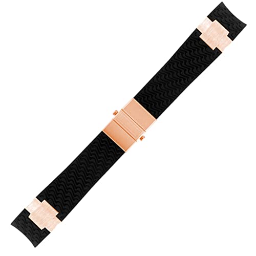 FACDEM Wasserdichtes Uhrenarmband für Ulysse Nardin, Silikon-Gummi-Uhrenarmband, Sport-Armband, Ersatzzubehör, Teile, 22 mm, Achat von FACDEM