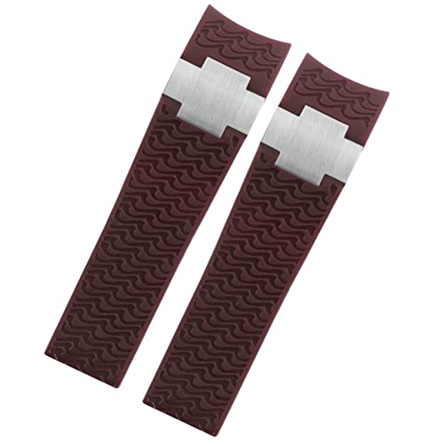 FACDEM Wasserdichtes Uhrenarmband für Ulysse Nardin, Silikon-Gummi-Uhrenarmband, Sport-Armband, Ersatzzubehör, Teile, 22 mm, Achat von FACDEM