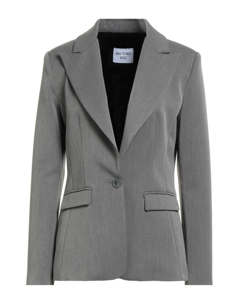 FACE TO FACE STYLE Blazer Damen Grau von FACE TO FACE STYLE