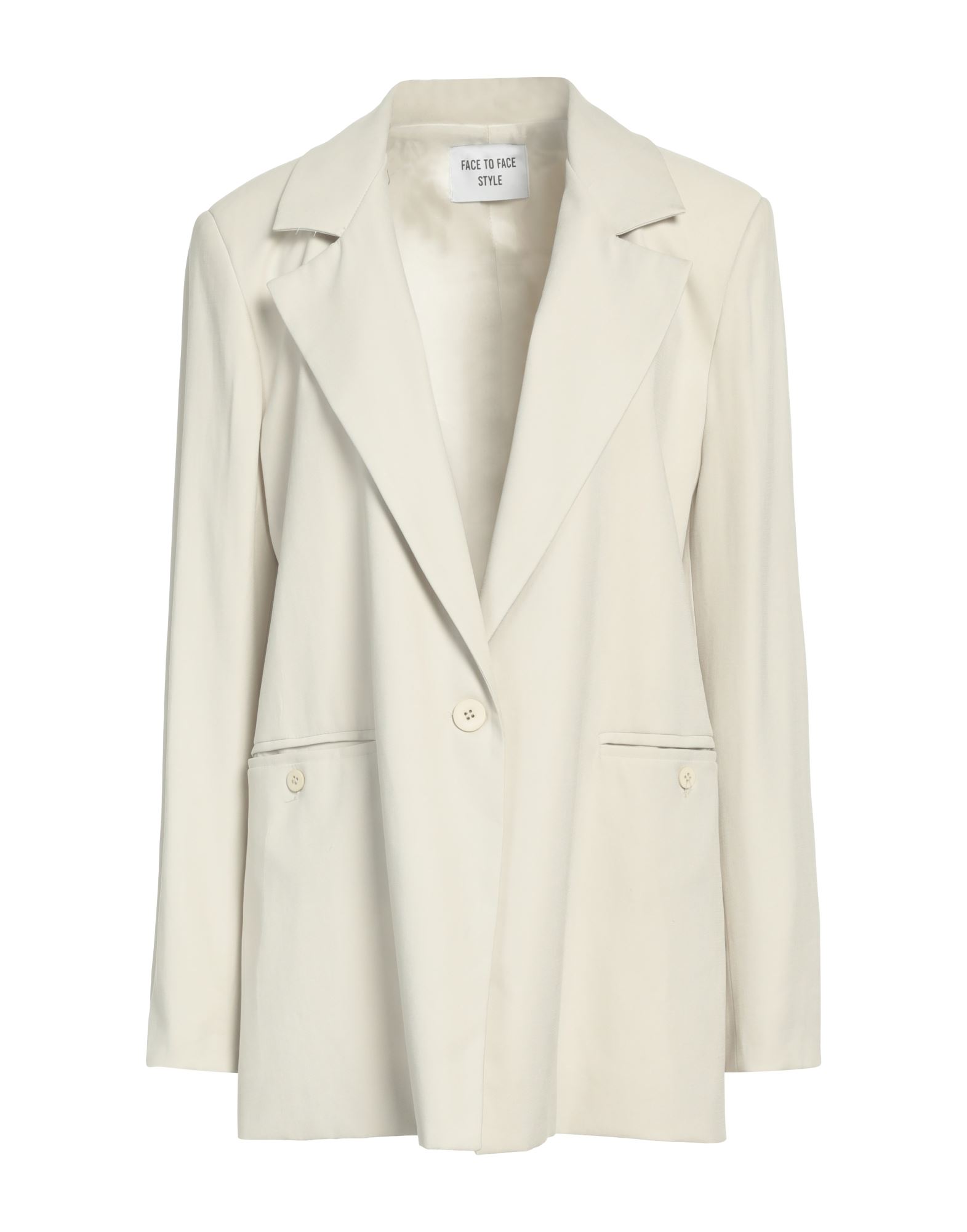 FACE TO FACE STYLE Blazer Damen Hellgrau FACE TO FACE STYLE Blazer Damen Hellgrau von FACE TO FACE STYLE