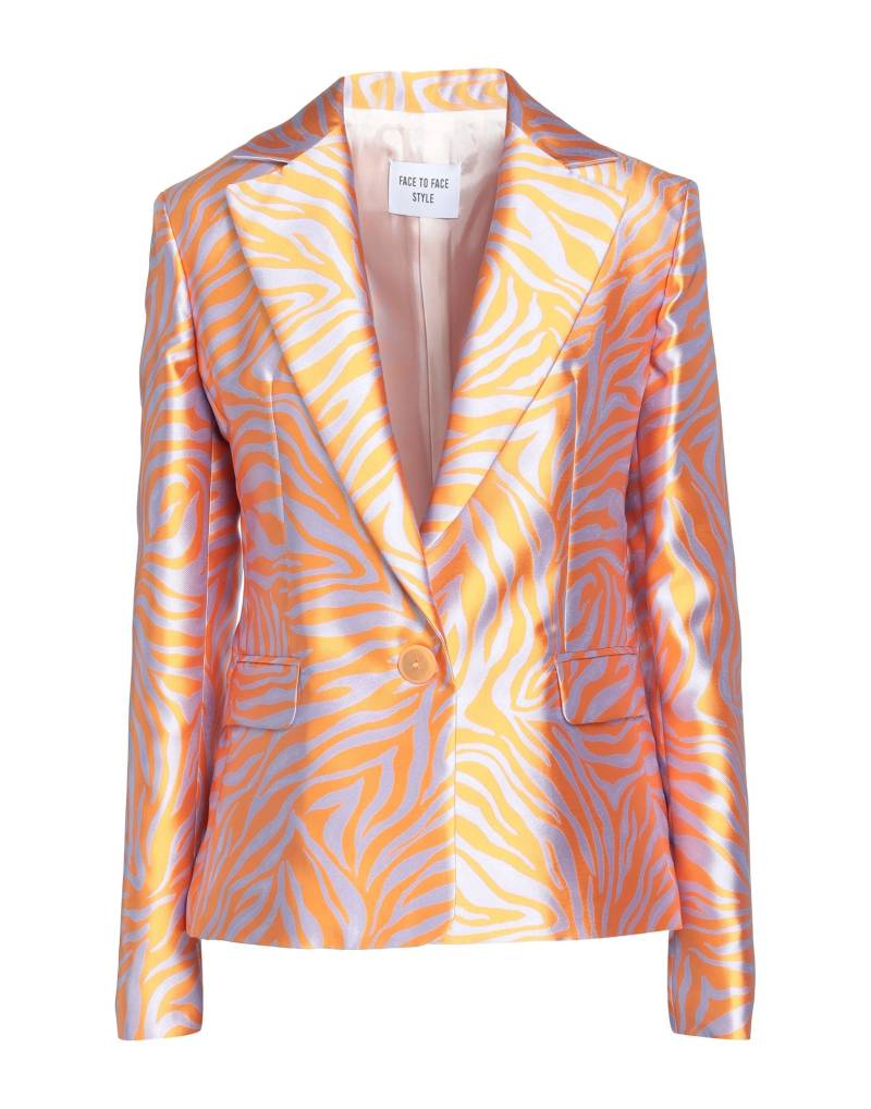 FACE TO FACE STYLE Blazer Damen Orange von FACE TO FACE STYLE