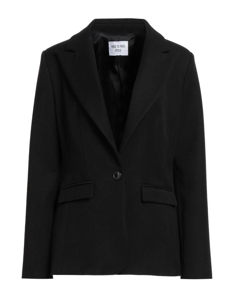 FACE TO FACE STYLE Blazer Damen Schwarz von FACE TO FACE STYLE