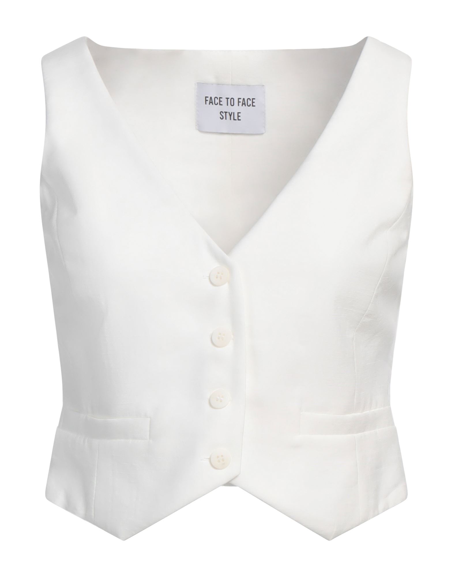 FACE TO FACE STYLE Couture-weste Damen Weiß von FACE TO FACE STYLE