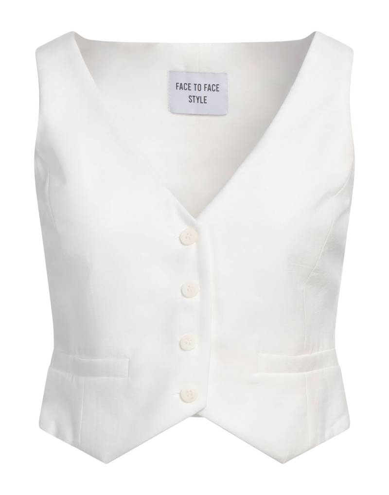 FACE TO FACE STYLE Couture-weste Damen Weiß von FACE TO FACE STYLE