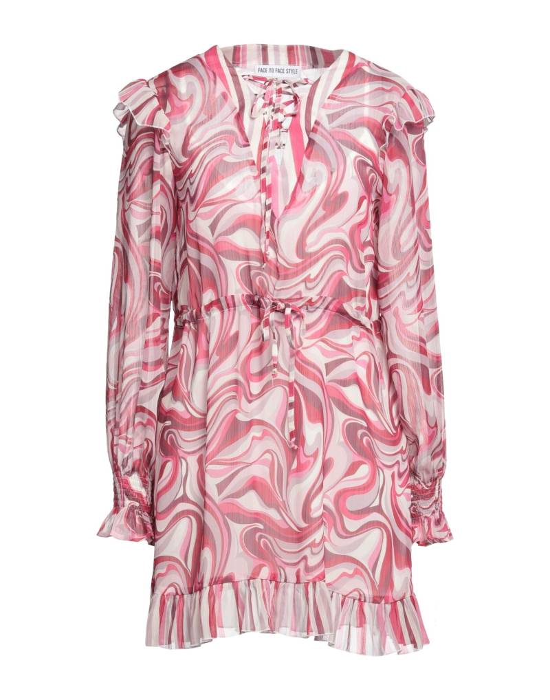 FACE TO FACE STYLE Mini-kleid Damen Fuchsia von FACE TO FACE STYLE