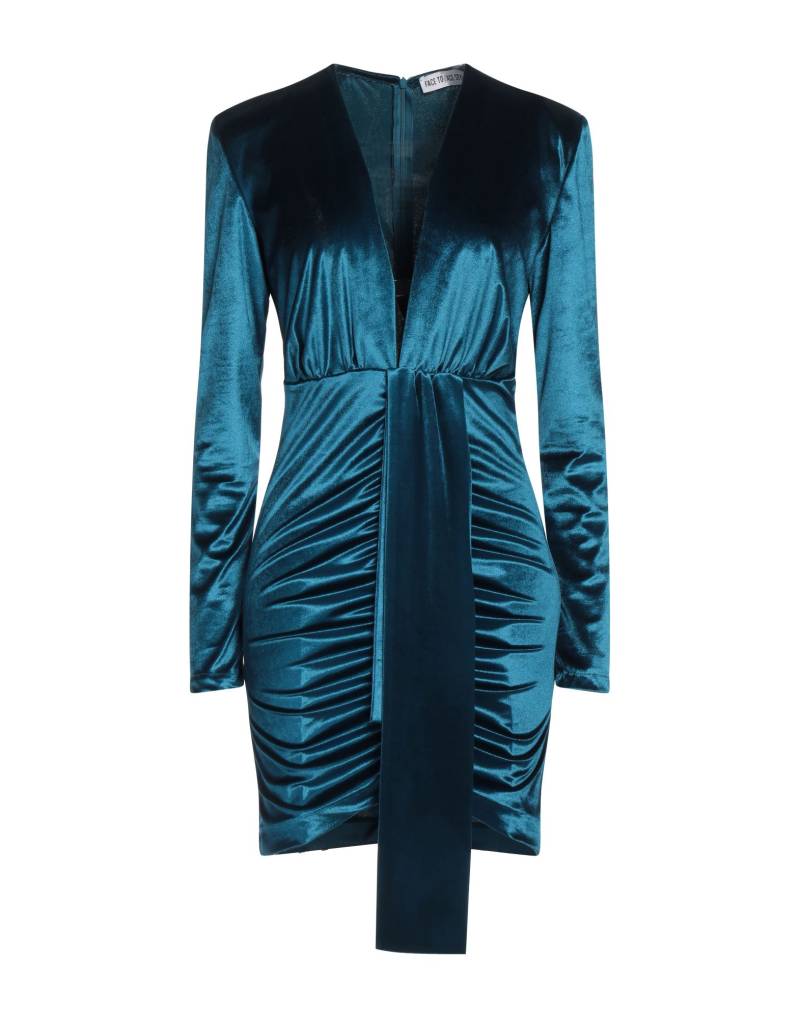 FACE TO FACE STYLE Mini-kleid Damen Aquamarin von FACE TO FACE STYLE