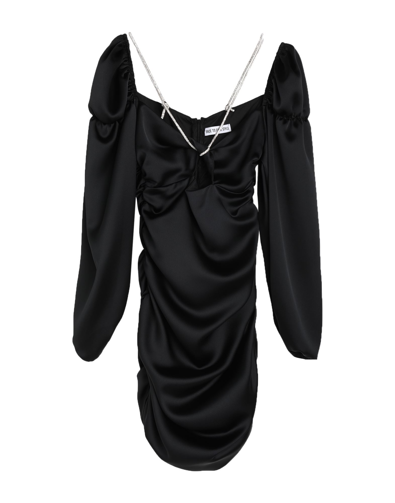 FACE TO FACE STYLE Mini-kleid Damen Schwarz von FACE TO FACE STYLE