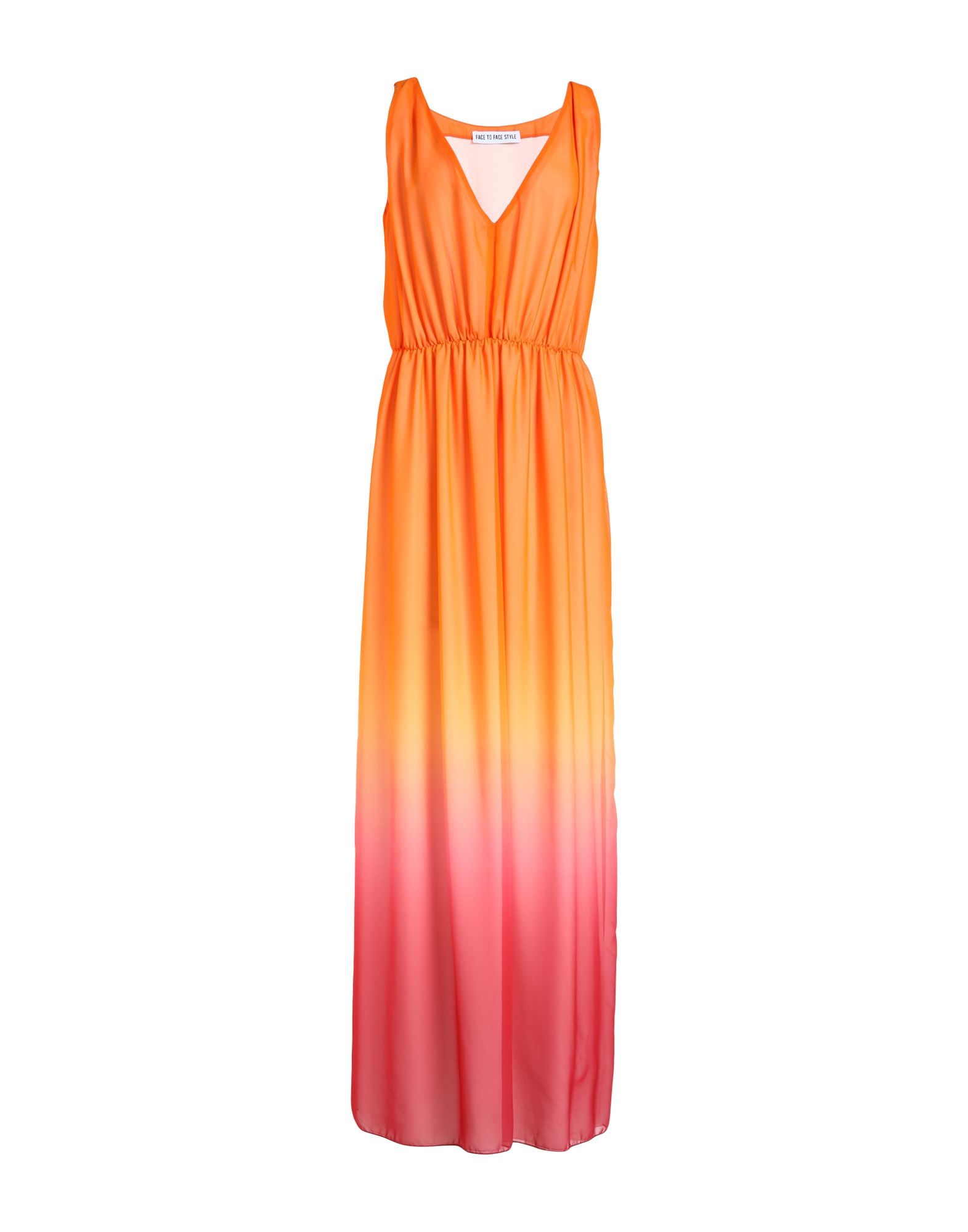 FACE TO FACE STYLE Maxi-kleid Damen Orange von FACE TO FACE STYLE