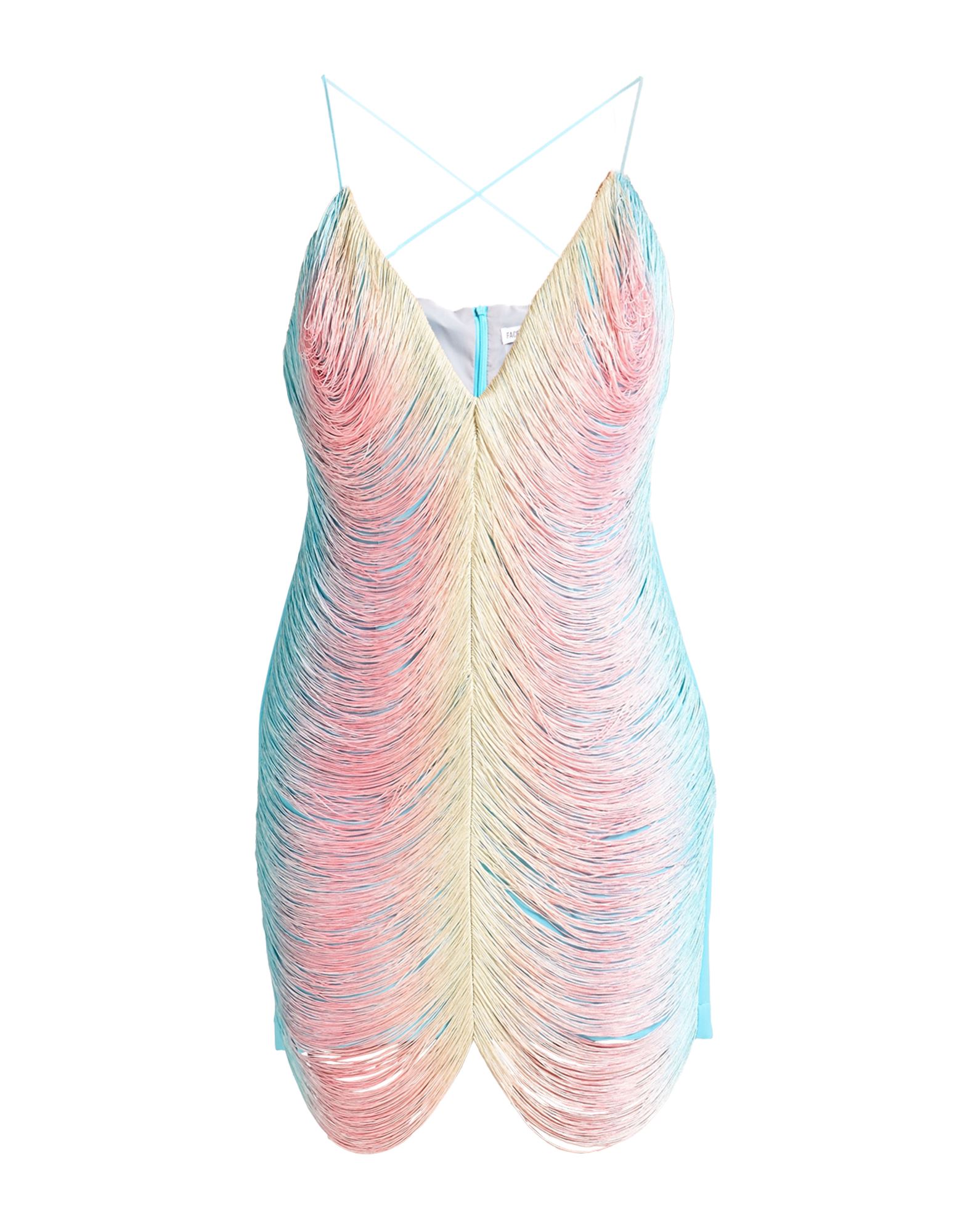 FACE TO FACE STYLE Mini-kleid Damen Azurblau FACE TO FACE STYLE Mini-kleid Damen Azurblau von FACE TO FACE STYLE
