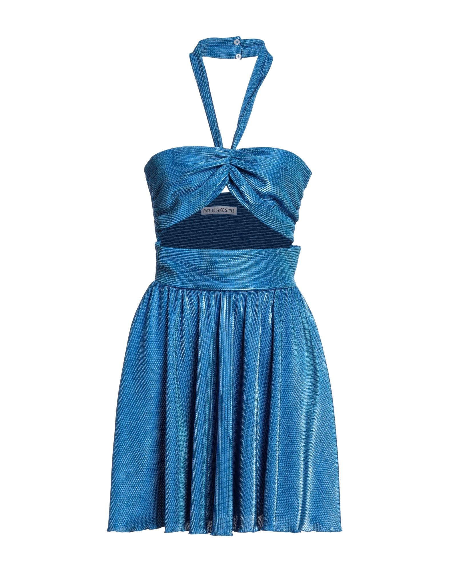 FACE TO FACE STYLE Mini-kleid Damen Blau von FACE TO FACE STYLE