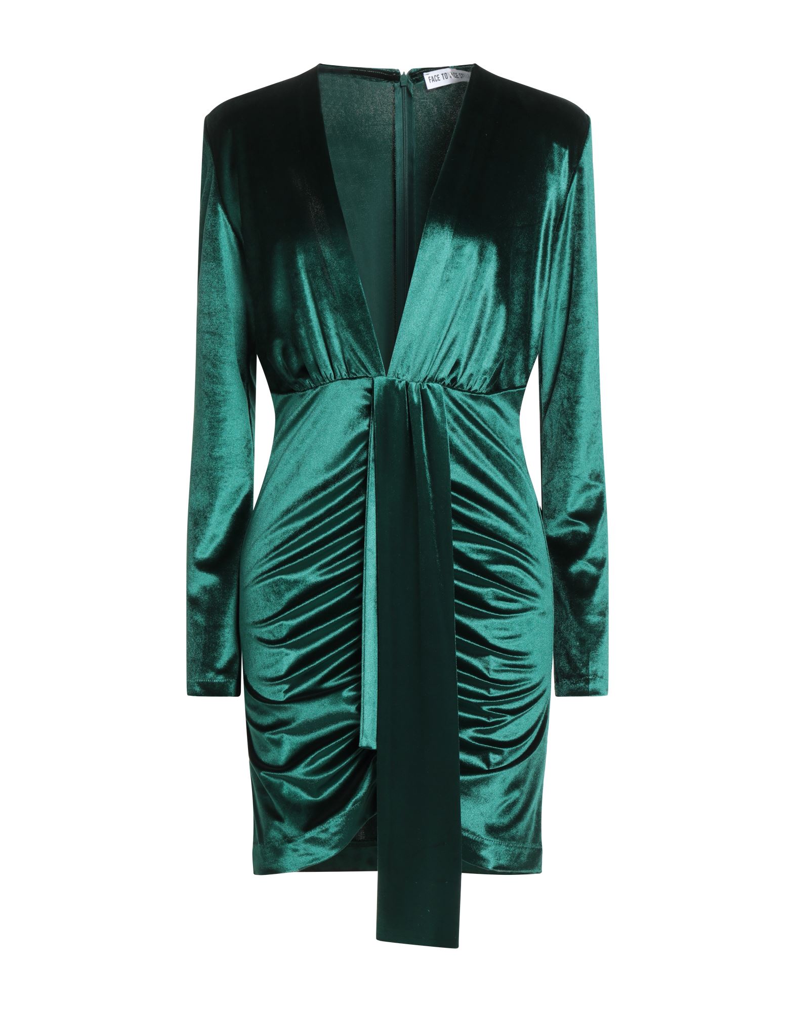 FACE TO FACE STYLE Mini-kleid Damen Grün FACE TO FACE STYLE Mini-kleid Damen Grün von FACE TO FACE STYLE