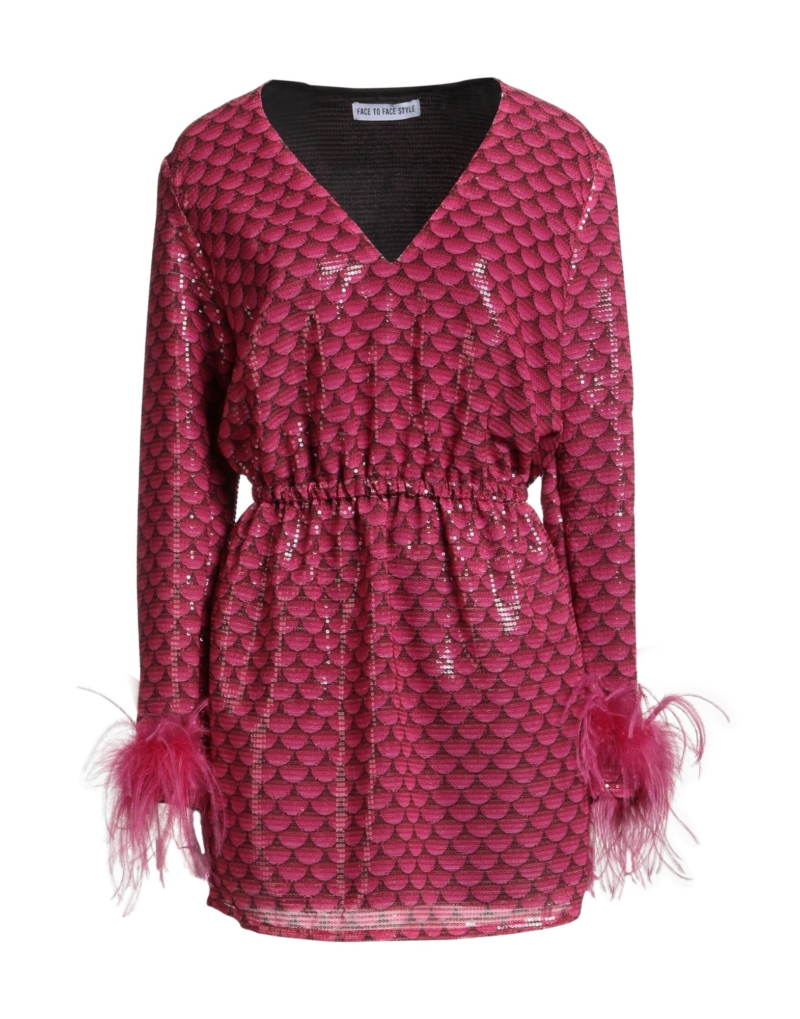 FACE TO FACE STYLE Mini-kleid Damen Magenta FACE TO FACE STYLE Mini-kleid Damen Magenta von FACE TO FACE STYLE